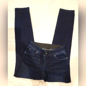 🌟Pre-Owned INC Dark Blue Jeans with Elastic Waistband Sz 2